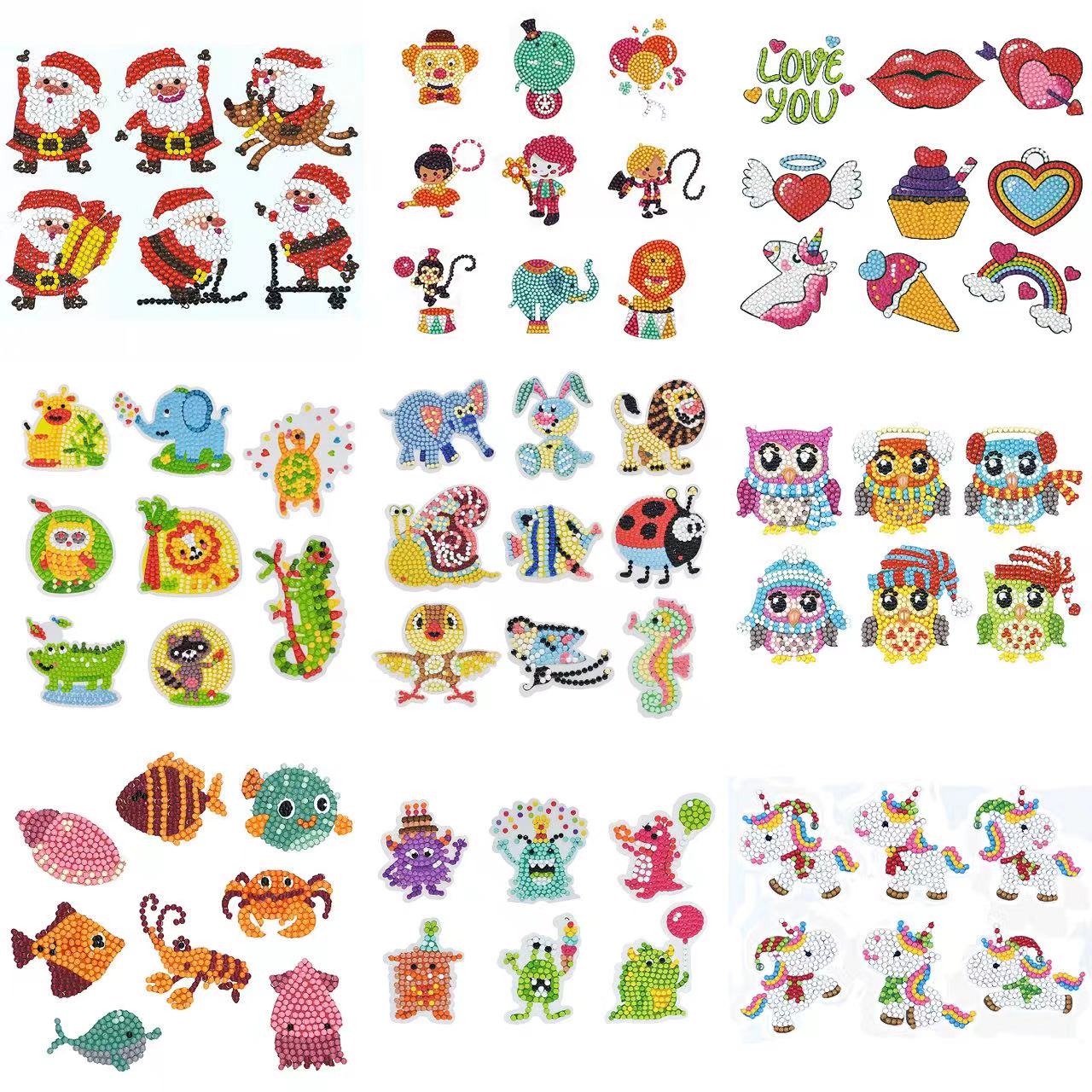 Resin Art For Kids - Adesivi per pittura diamante 5D fai