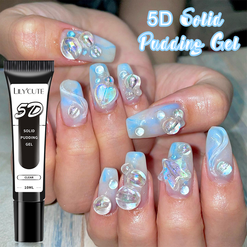 Resin Art Youtube - LILYCUTE 10ml 5D Solido Budino Gel