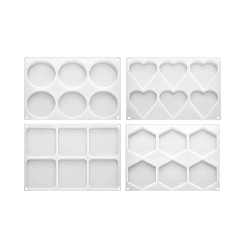 Coaster Mold Square - Stampi in resina FYBL da 4