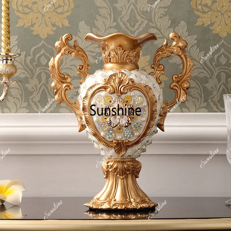 Resin Art Wedding Gift - Palazzo di lusso europeo Vaso in