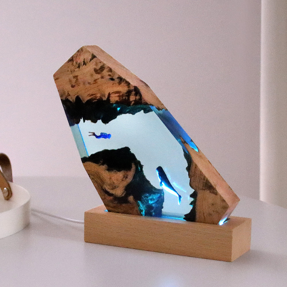 Resin Art Wedding Gift - Nuova Decorazione da Scrivania Subacquea con