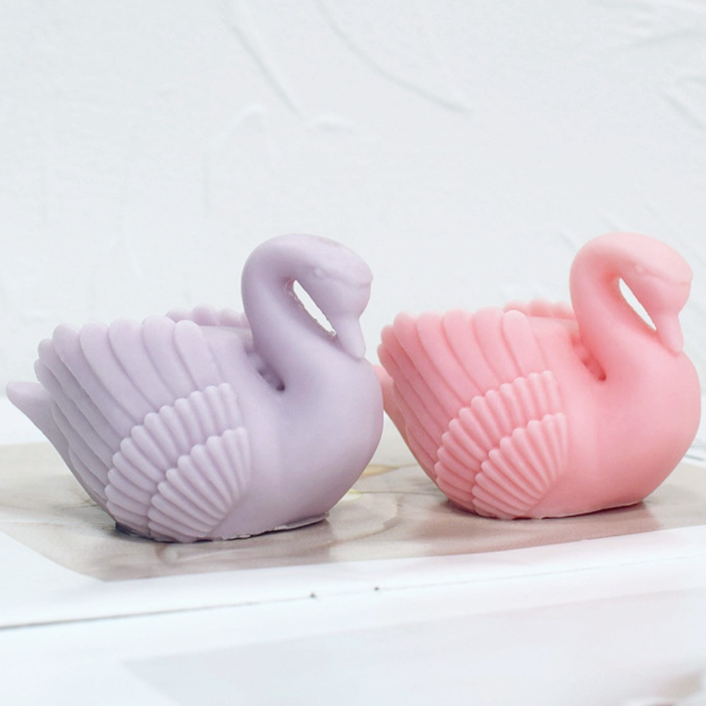 Resin Art Wedding Gift - Stampo per candele in silicone cigno