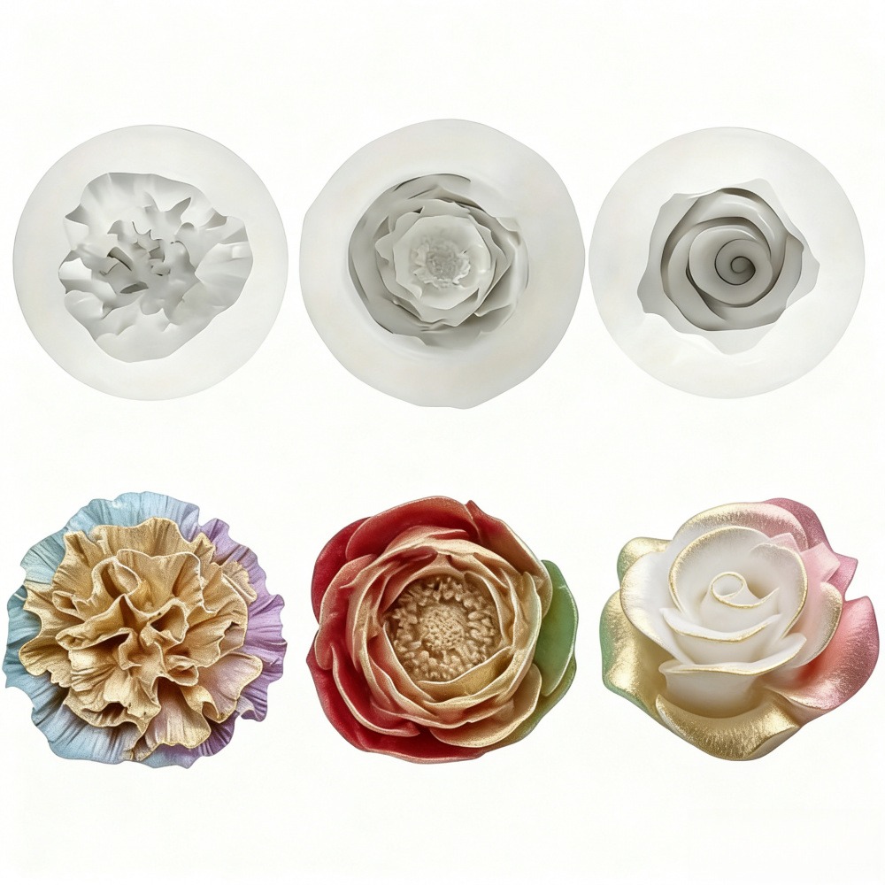 Resin Art Wedding Gift - Stampi in silicone a 3 pezzi