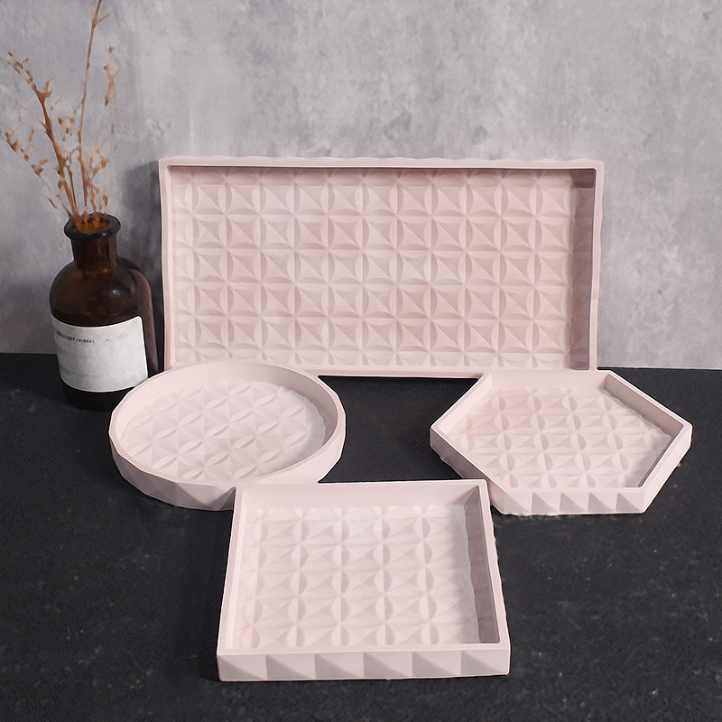 Coaster Mold Square - Vassoio portaoggetti Stampo in silicone Fai