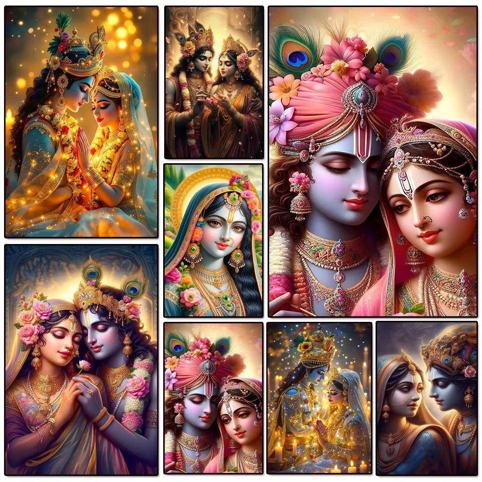 Signore Indiano Radha Krishna  - Resin Art Radha Krishna recensione e prezzo