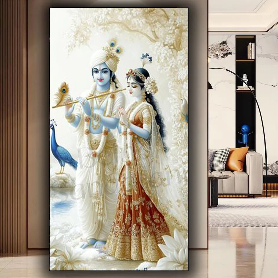 Signore Indiano Radha Krishna  - Resin Art Radha Krishna recensione e prezzo