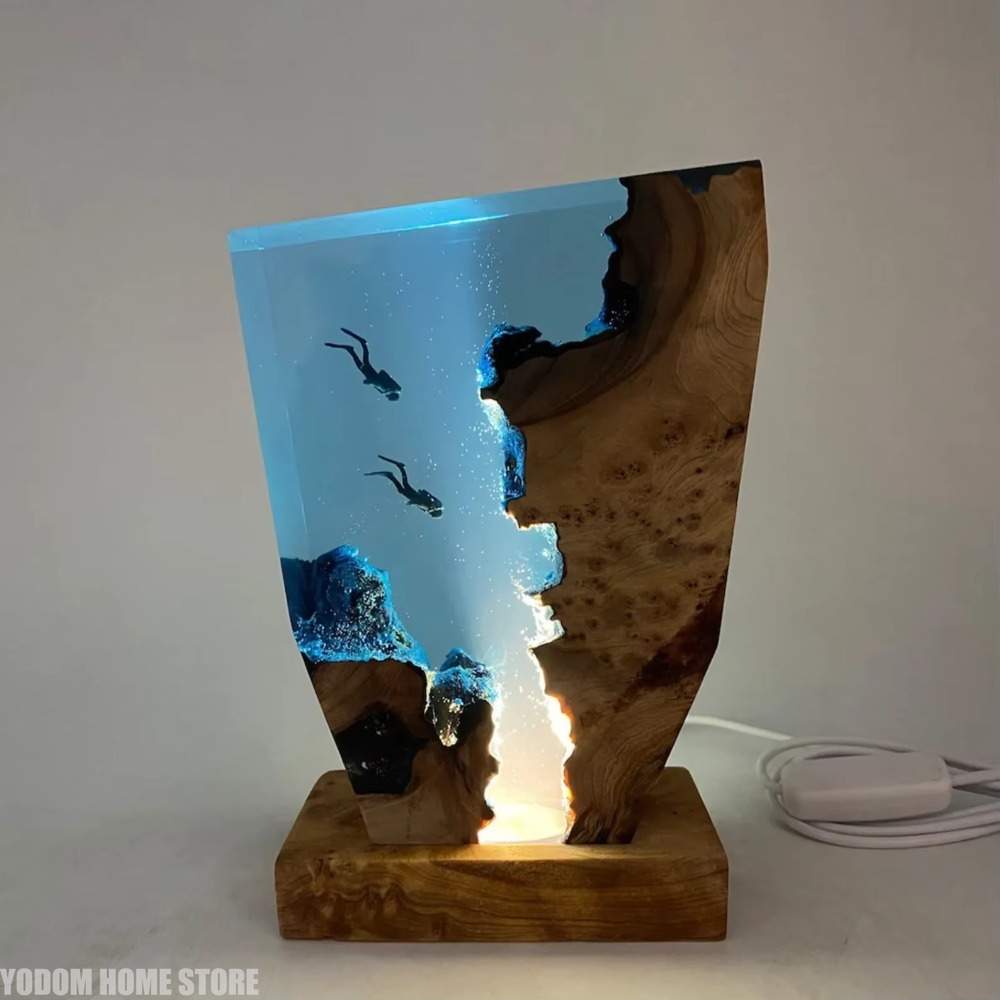 Nuova Lampada da Tavolo in Res - Resin Art Lamp recensione e prezzo