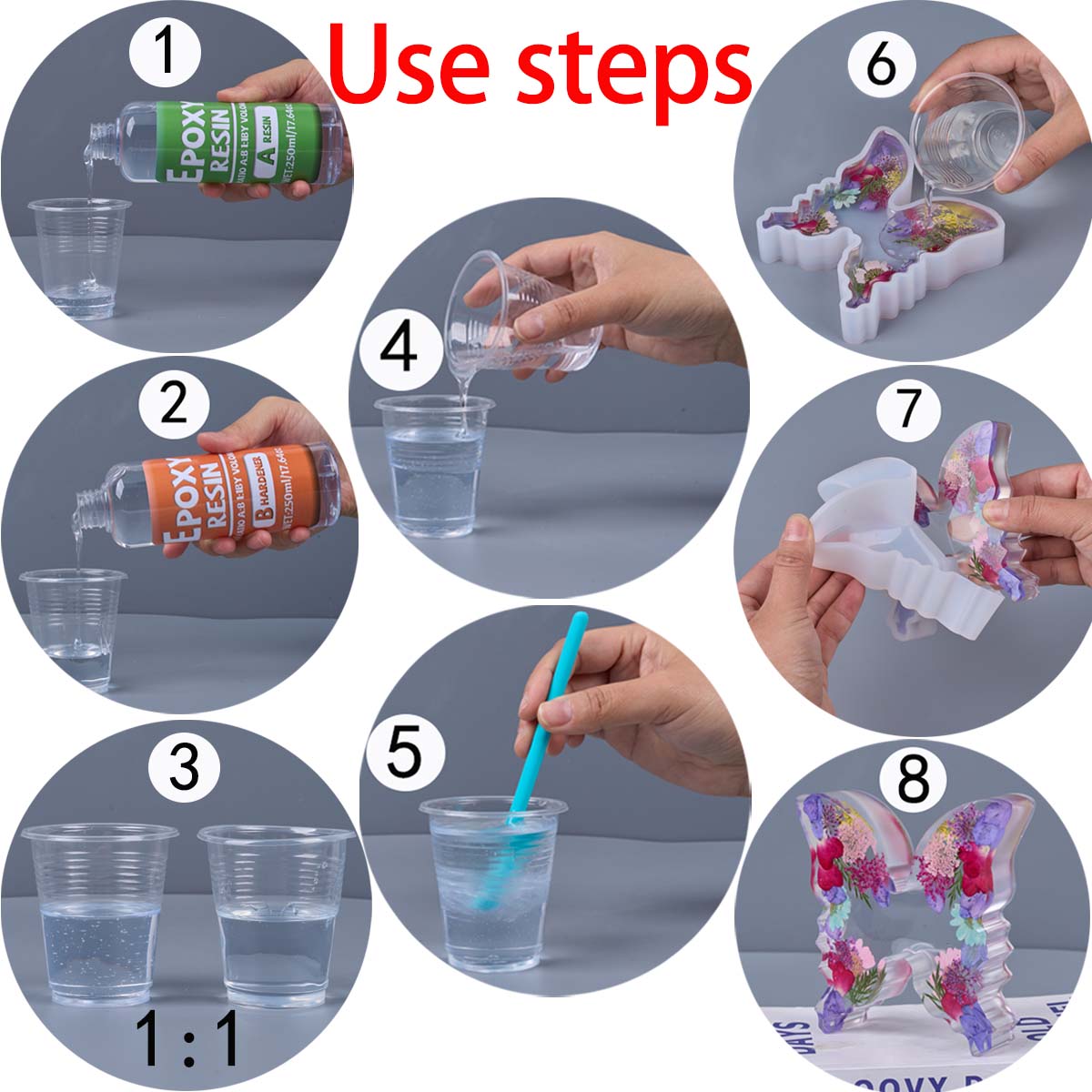 Rapporto 1:1 Kit in resina epo - Resin Art Tools recensione e prezzo