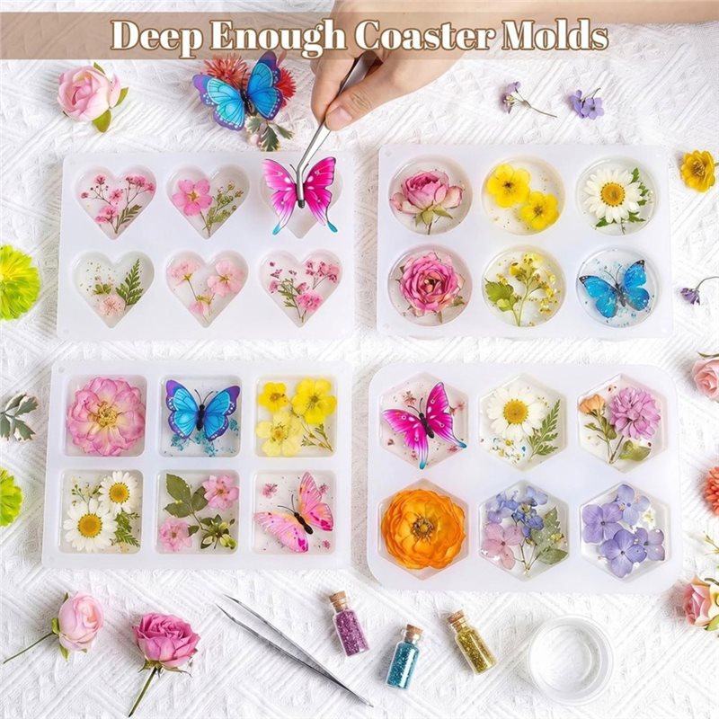 Stampi in resina FYBL da 4 pol - Coaster Mold Square recensione e prezzo