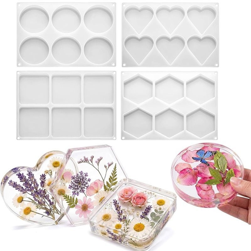 Stampi in resina FYBL da 4 pol - Coaster Mold Square recensione e prezzo