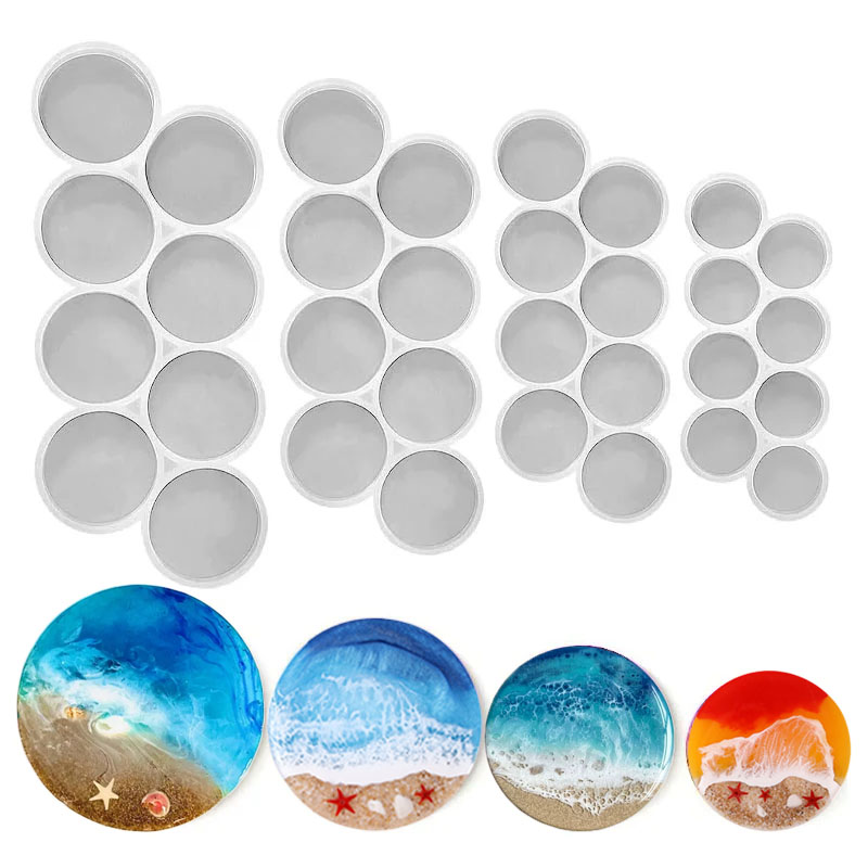 Stampo in silicone rotondo con - Resin Art Tools recensione e prezzo