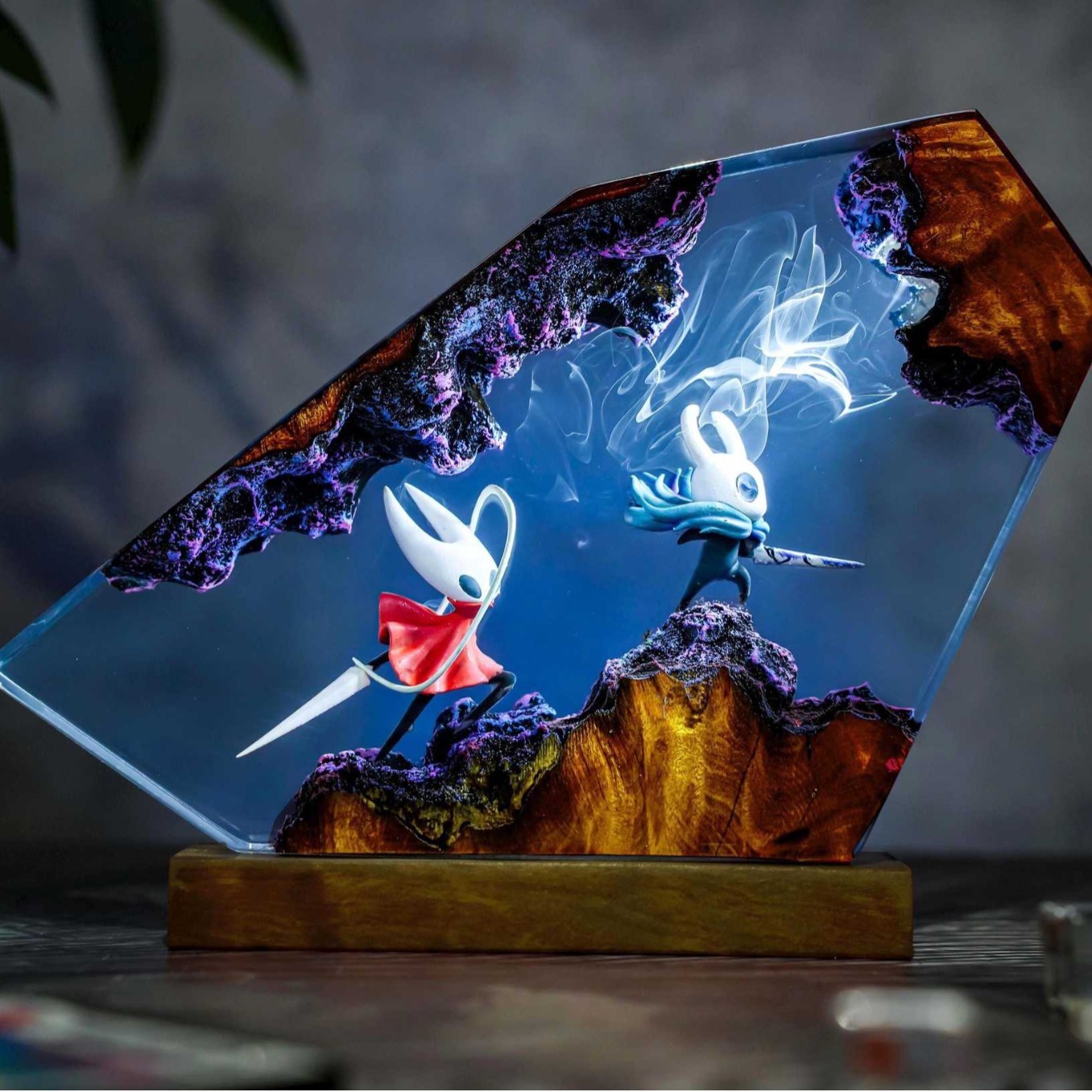 Lampada Notturna Cavaliere in  - Resin Art Lamp recensione e prezzo