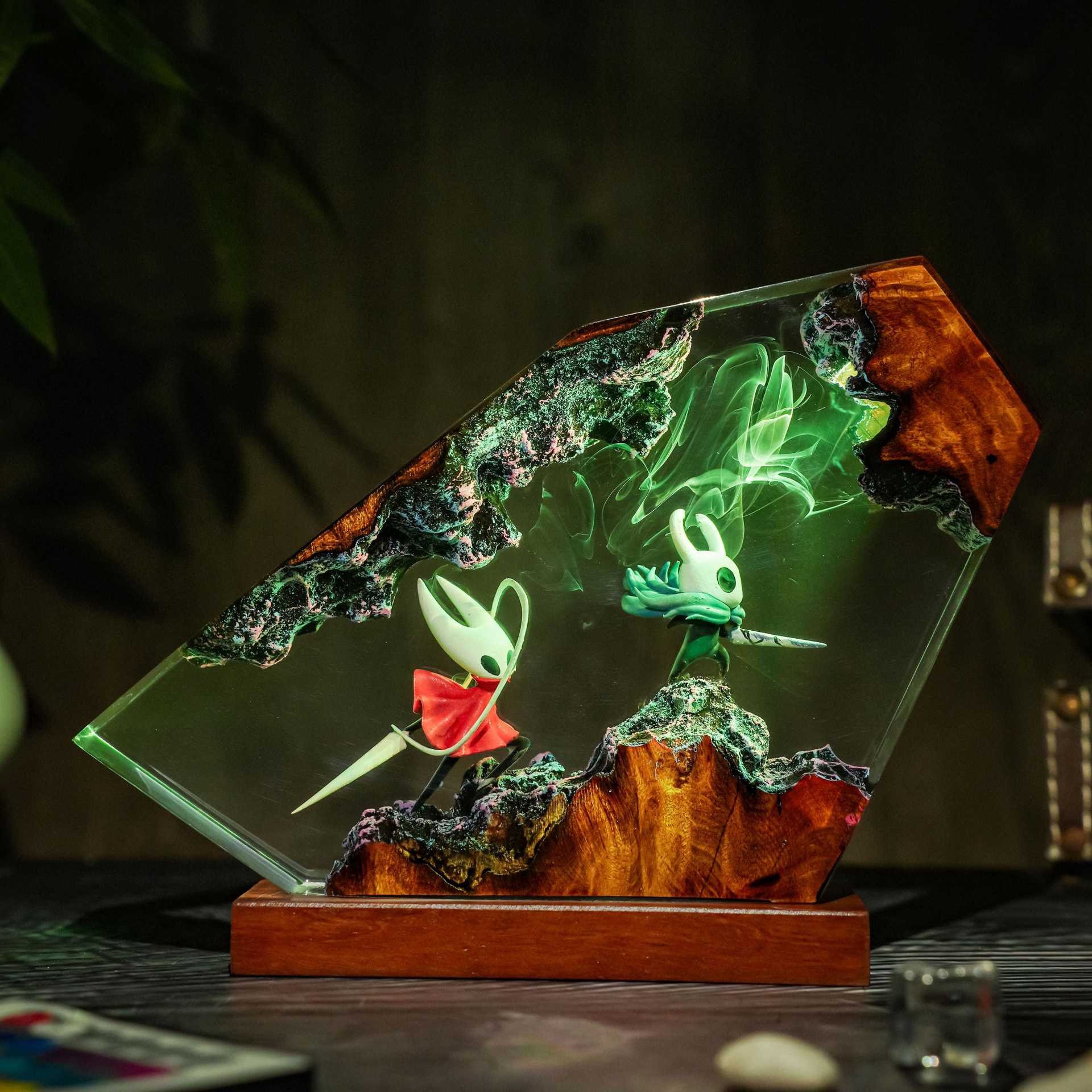 Lampada Notturna Cavaliere in  - Resin Art Lamp recensione e prezzo