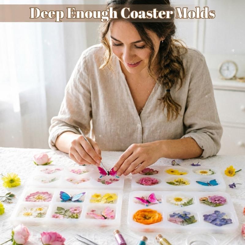 Stampi rotondi in silicone per - Coaster Mold Square recensione e prezzo