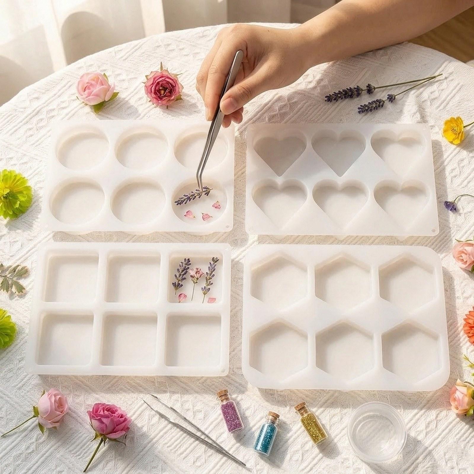 Set di 4 Stampi in Resina per  - Coaster Mold Square recensione e prezzo