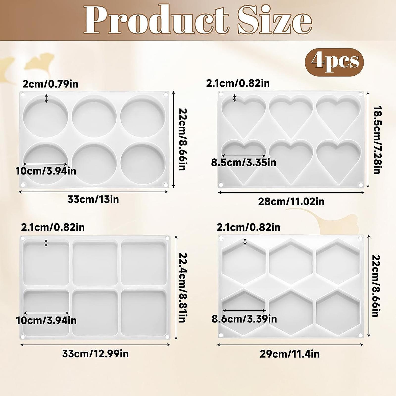 Set di 4 Stampi in Resina per  - Coaster Mold Square recensione e prezzo