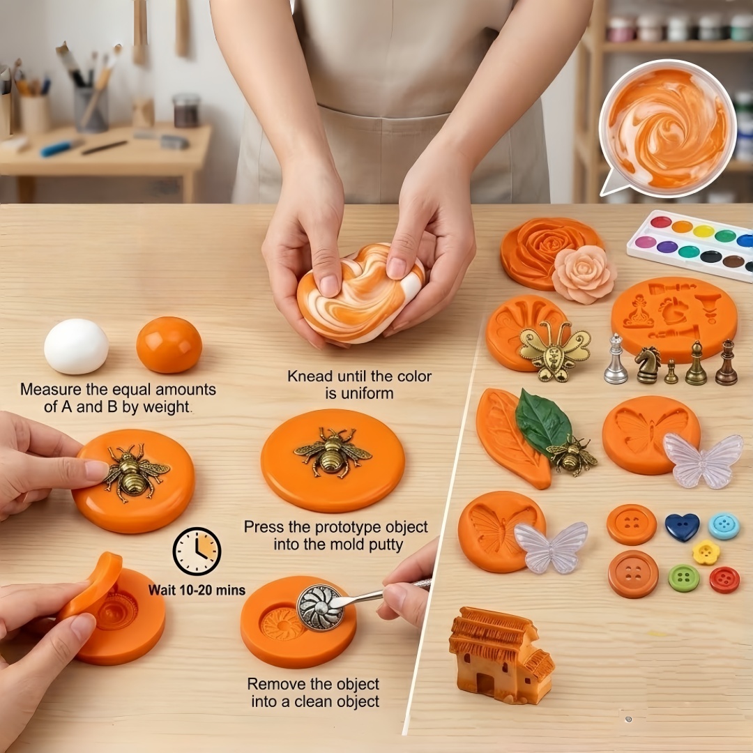 Set di stucco siliconico per a - Resin Art Tools recensione e prezzo
