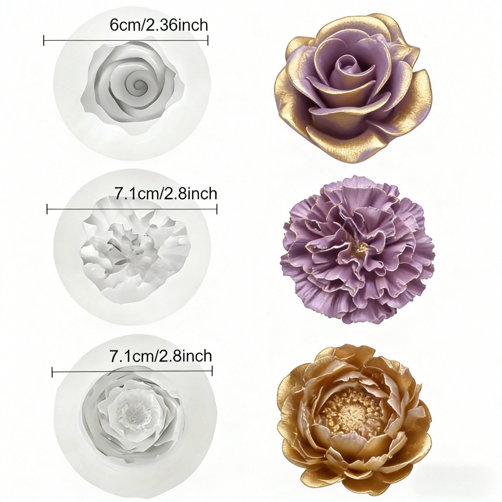 Stampi in silicone a 3 pezzi p - Resin Art Wedding Gift recensione e prezzo