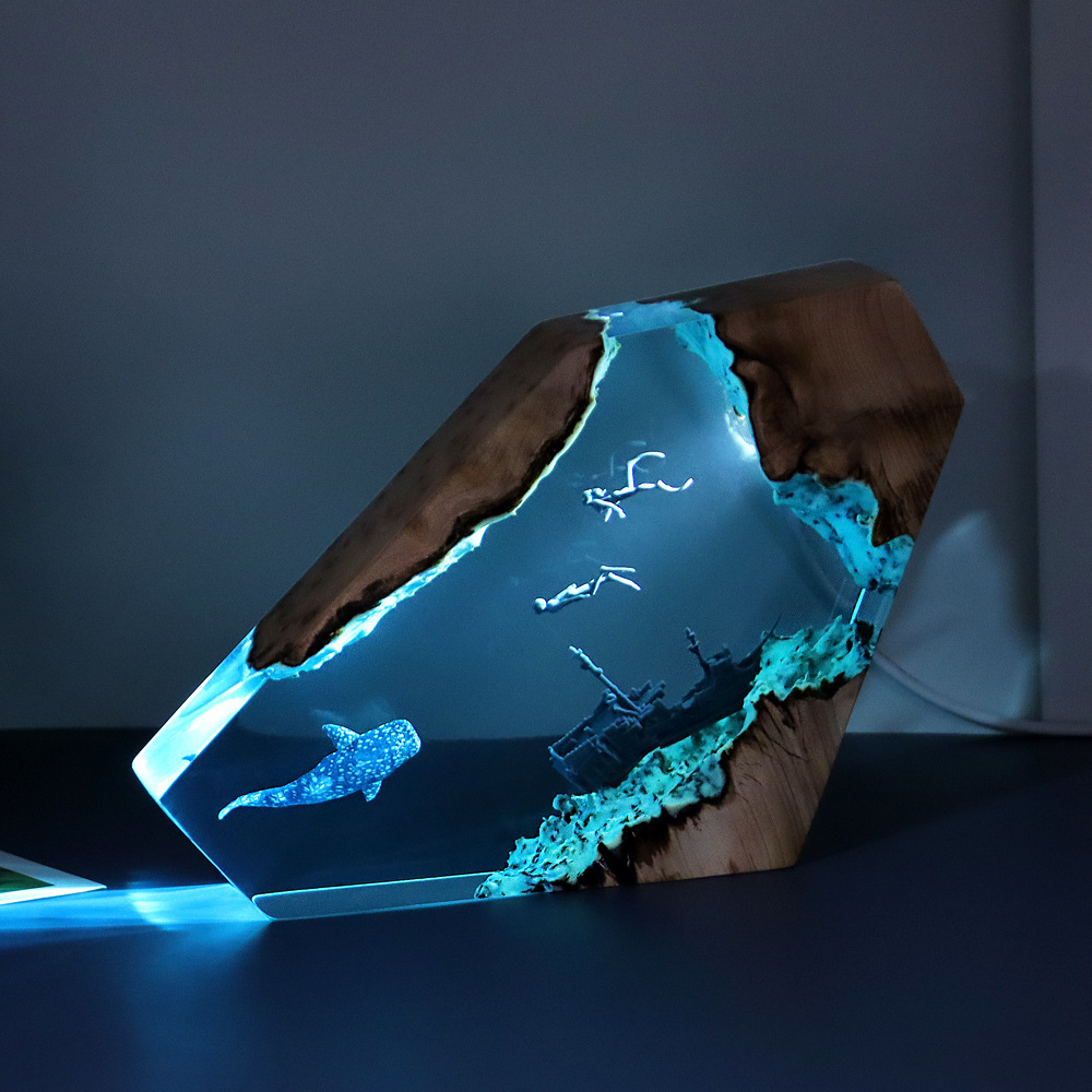 Nuovo creativo camera da letto - Resin Art Lamp recensione e prezzo