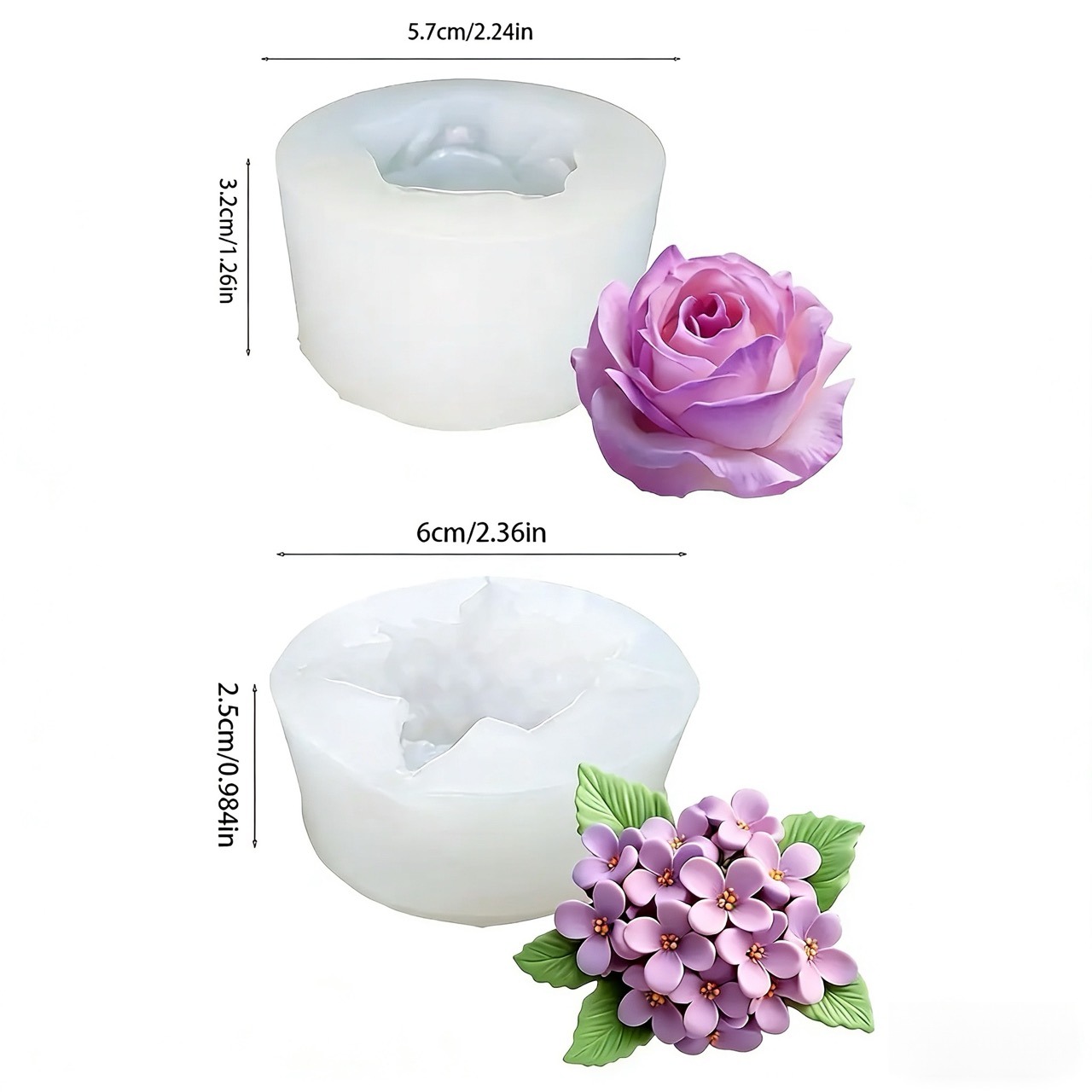 2 pezzi di stampi in silicone  - Resin Art Wedding Gift recensione e prezzo