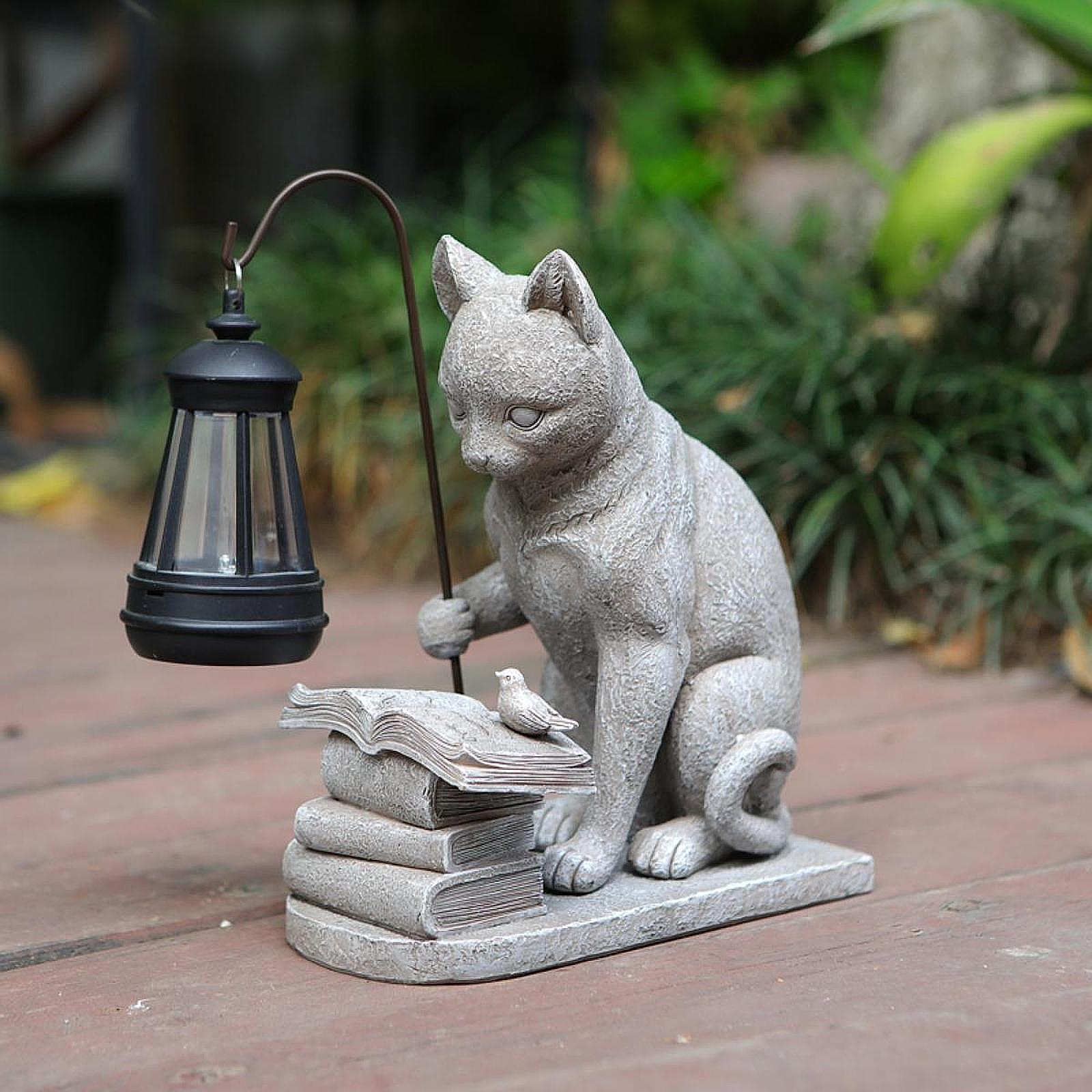 Mini statua da giardino solare - Resin Art Lamp recensione e prezzo