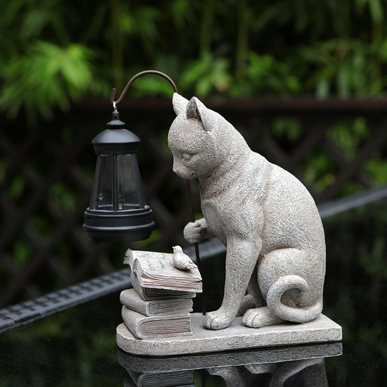 Mini statua da giardino solare - Resin Art Lamp recensione e prezzo