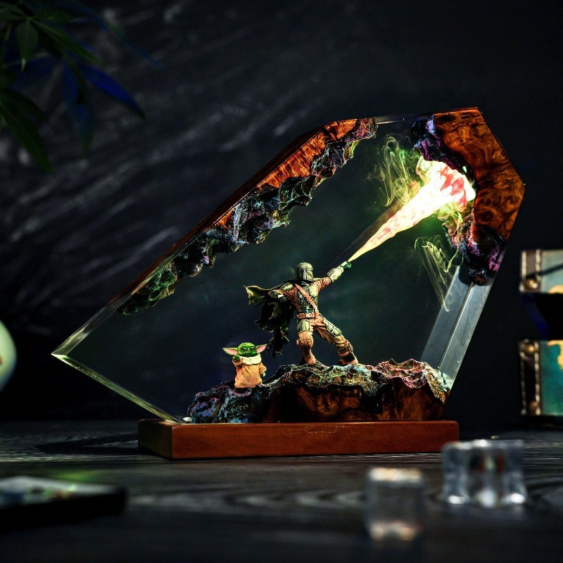 Lampada in resina artistica, p - Resin Art Lamp recensione e prezzo