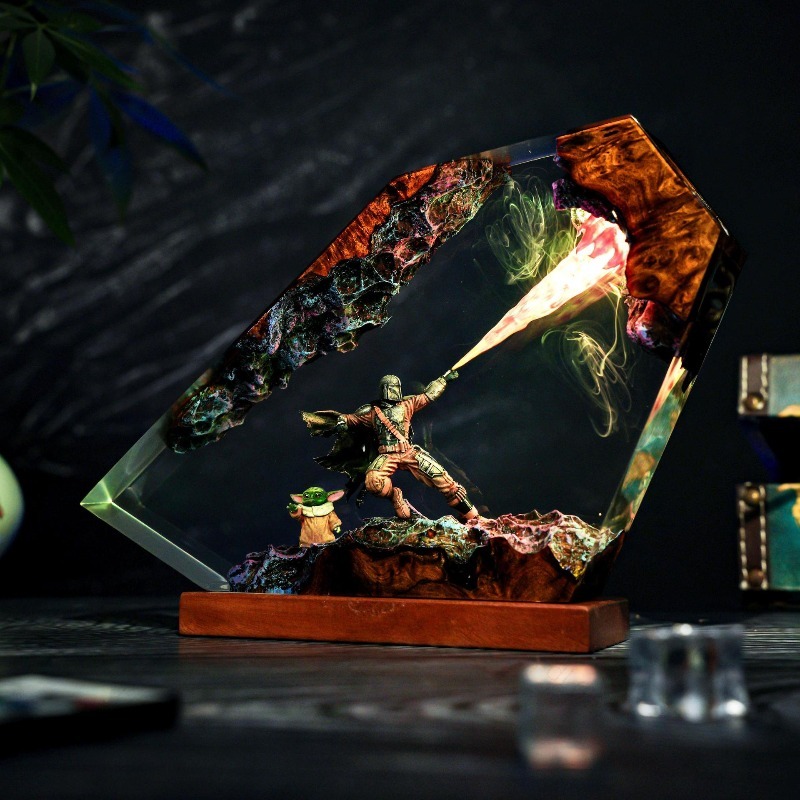 Lampada in resina artistica, p - Resin Art Lamp recensione e prezzo