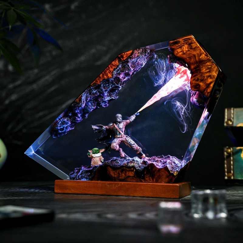 Lampada in resina artistica, p - Resin Art Lamp recensione e prezzo
