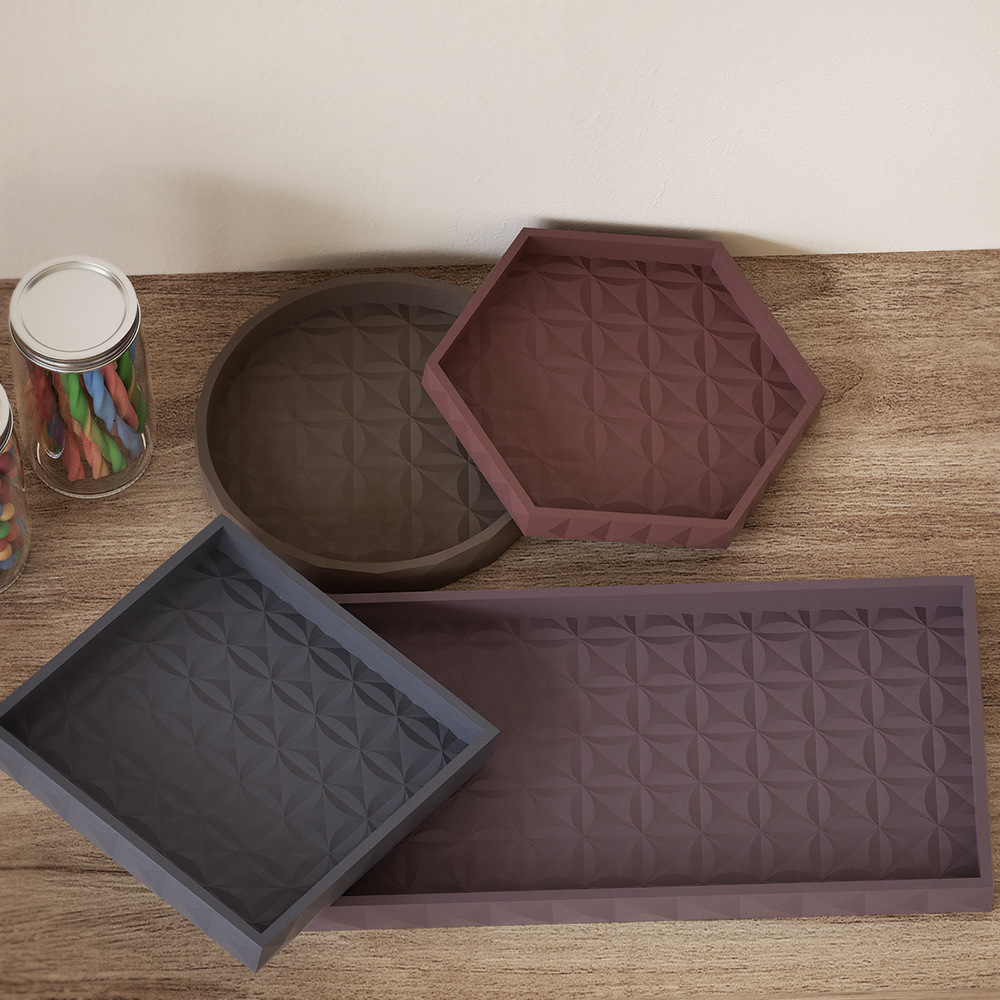 Vassoio portaoggetti Stampo in - Coaster Mold Square recensione e prezzo