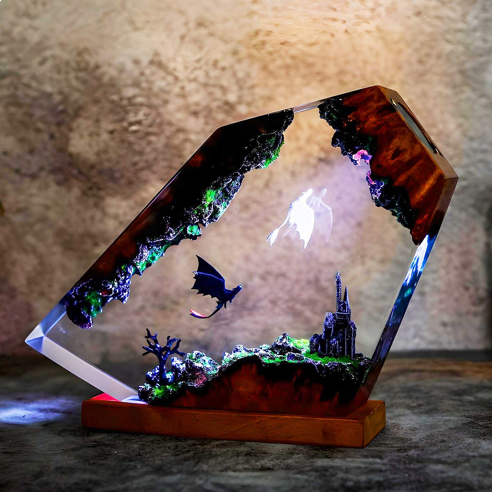 Lampada da Comodino Creativa i - Resin Art Lamp recensione e prezzo